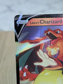 Pokemon TCG Card Lance’s Charizard V SWSH133 Celebrations Black Star Promo NM - Image 4