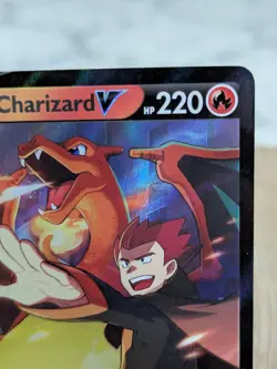 Pokemon TCG Card Lance’s Charizard V SWSH133 Celebrations Black Star Promo NM - Image 5