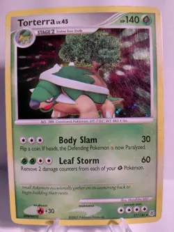 Torterra - 17/130 - Pokemon Diamond & Pearl Base Set Holo Holo Rare - Image 1