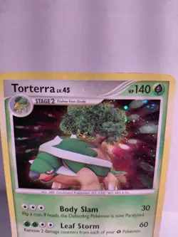 Torterra - 17/130 - Pokemon Diamond & Pearl Base Set Holo Holo Rare - Image 3
