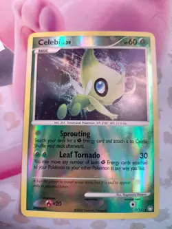 Celebi - 7/123 - Pokemon Diamond & Pearl: Mysterious Treasures Reverse Holo - Image 1