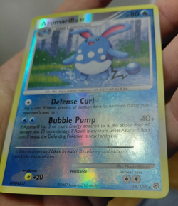 Azumarill - 18/130 - Pokemon Diamond & Pearl Reverse Holo Rare - Image 4