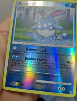 Azumarill - 18/130 - Pokemon Diamond & Pearl Reverse Holo Rare - Image 5