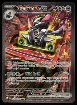 Pokemon Cards Revavroom ex 224/197 Obsidian Flames Special Illustration Rare LP - Image 1