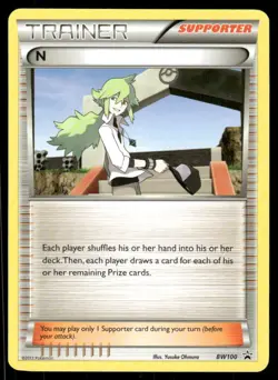 Pokemon N (Supporter) Rare Deck Exclusives BW100 HP - Image 1