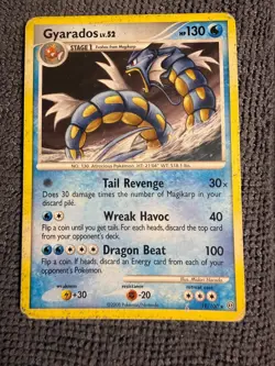 Gyarados 19/100 Rare Stormfront Pokemon Moderately Played - Image 1