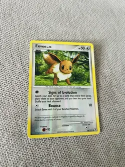Eevee 59/111 Reverse Holo Rising Rivals Pokemon - Image 2
