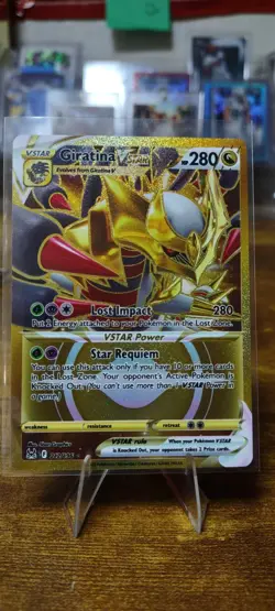 Pokemon TCG Giratina VSTAR 212/196 Lost Origins Near Mint/Mint - Image 1