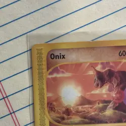 Pokemon TCG Onix 098/147 Aquapolis Common Regular English Basic 60HP - Image 3