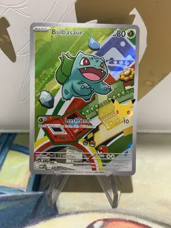 Bulbasaur MEP037 Pokemon Mega Evolution 30th Anniversary Holo Promo NM - Image 1