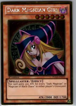 Dark Magician Girl PGLD-EN033 Premium Gold - Yu Gi Oh Card - NM - Image 1