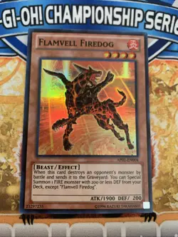 Yugioh Flamvell Firedog AP01-EN004 NM - Image 1