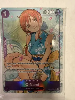 O-Nami (Illustration Box Vol.1) OP05-062 One Piece Promotion Cards Foil SEALED - Image 1