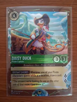 Daisy Duck Pirate Captain (Disney Cruise Promo) Lorcana Promo, NM - Image 1