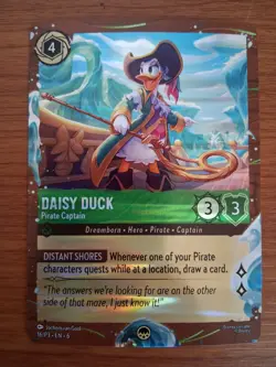 Daisy Duck Pirate Captain (Disney Cruise Promo) Lorcana Promo, NM - Image 3