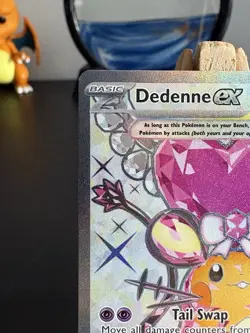 Pokemon TCG Dedenne EX Holo Full Art Ultra Rare Card Paldea Evolved 239/193 - Image 2