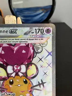 Pokemon TCG Dedenne EX Holo Full Art Ultra Rare Card Paldea Evolved 239/193 - Image 3