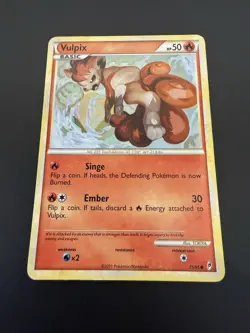 Vulpix 75/95 | Call Of Legends | Common Pokemon Card | LP - Image 1