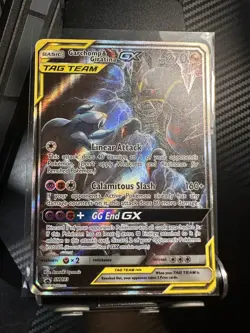 Garchomp & Giratina GX SM193 Holo Promo Card Sun and Moon Team LP Displays Nice - Image 1