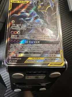 Garchomp & Giratina GX SM193 Holo Promo Card Sun and Moon Team LP Displays Nice - Image 2
