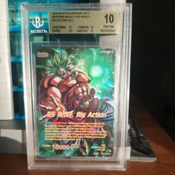 Broly SS Broly Big Action BT27-066 SLR History of Z Dragon Ball Super Card Game - Image 1