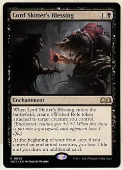 Lord Skitter's Blessing - #98-MTG-Wilds of Eldraine (WOE)-Regular-NM - Image 1
