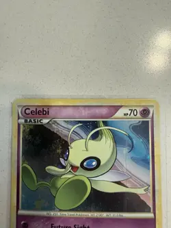 Celebi Triumphant 3/102 Holo Rare Pokemon Card - Close to NM - Image 2