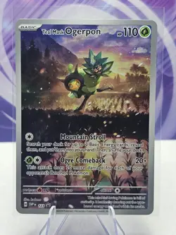 Teal Mask Ogerpon 123 Sv: Scarlet & Violet Promo Cards Holo - Image 1