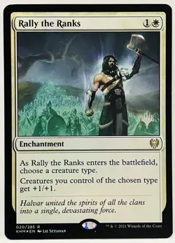 Rally the Ranks - #20-MTG-Kaldheim (KHM)-FOIL-NM - Image 1