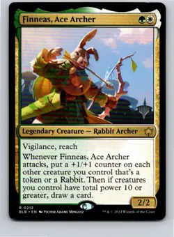 Magic the Gathering Finneas, Ace Archer Bloomburrow MTG Free Shipping! - Image 1