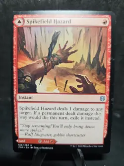 MTG 1x Spikefield Hazard x1 NM Zendikar Rising - Image 1