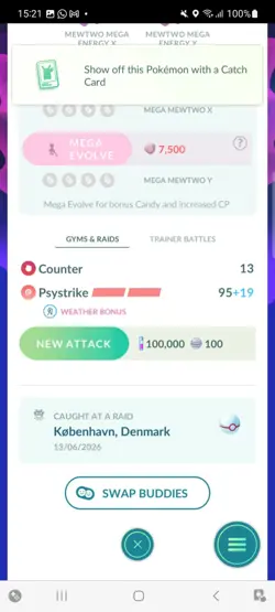 Pokemon Go Shiny Legendary Mewtwo ( MAX CP ) - Image 2