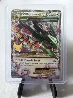 Pokemon TCG M Rayquaza EX 76/108 Celebrations Classic Collection Holo 220 HP - Image 1