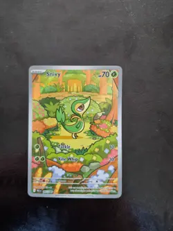 Pokemon Snivy 087/086 Black Bolt Illustration Rare - Image 1