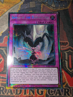 Yugioh RA05-EN081 - Songs of the Dominators - Starlight Rare - Image 1