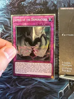 RA05-EN081 Songs of the Dominators Starlight Rare 1st Edition YuGiOh - Image 1