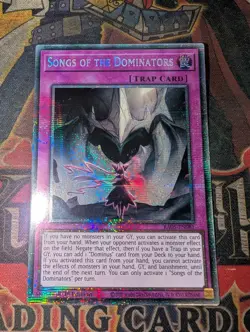 RA05-EN081 Songs of the Dominators Starlight Rare 1st Edition YuGiOh - Image 1