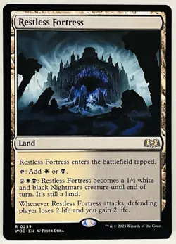 Restless Fortress - #259-MTG-Wilds of Eldraine (WOE)-Regular-NM - Image 1