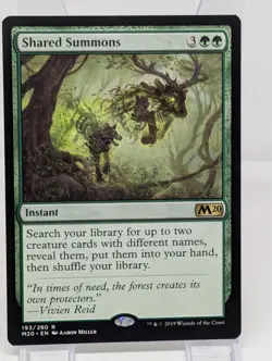 MTG Shared Summons Mystery Booster 2 Core Set 2020 193/280 Regular Rare NM - Image 1