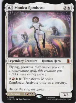 Monica Rambeau 23 Mythic Marvel Super Heroes Magic: The Gathering Near Mint - Image 1