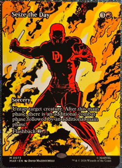 Seize the Day (Borderless) Marvel Universe Eternal-Legal Regular MAR MTG 73 - Image 1