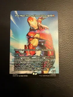 Iron Man, Titan of Innovation (Borderless) 91 Marvel Universe Eternal-Legal NM - Image 1