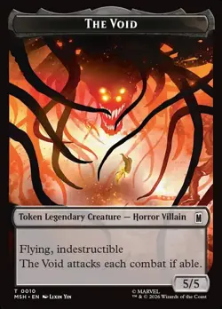 The Void Token - #10 - Marvel Super Heroes - NM MTG - Image 1