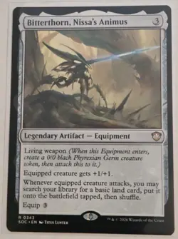 Bitterthorn, Nissa's Animus Commander: Secrets of Strixhaven Regular - Image 1