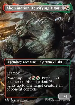 Abomination, Terrifying Titan 333 Regular MSH MTG - Image 1