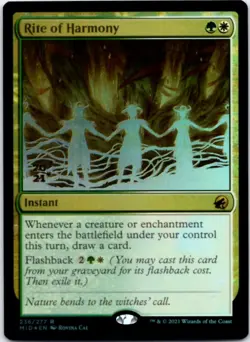 Rite of Harmony (Foil) Innistrad: Midnight Hunt, 236 NM - Image 1