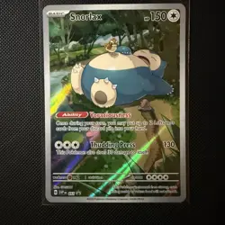 Pokemon TCG Snorlax 051 Scarlet & Violet Promo Holo ENG 150 HP Basic Gossan - Image 1