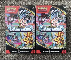 Pokemon TCG Mega Evolution—Chaos Rising Booster Bundle 6 Packs Box Lot of 2 - Image 1