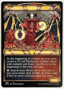 Lagomos, Hand of Hatred (Showcase) -#304-MTG- Dominaria United-Regular-NM - Image 1