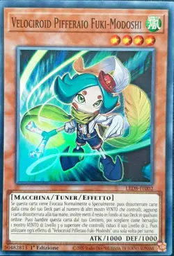 YU-GI-OH! LED8-IT002 Velociroid Pifferaio Fuki-Modoshi super rara 1ed.Ita yugioh - Image 1